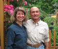 Susan & Richard in garden