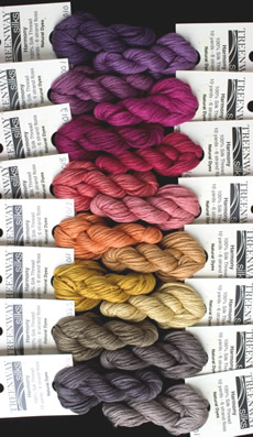 Treenway Silks Harmony hand-dyed silk thread